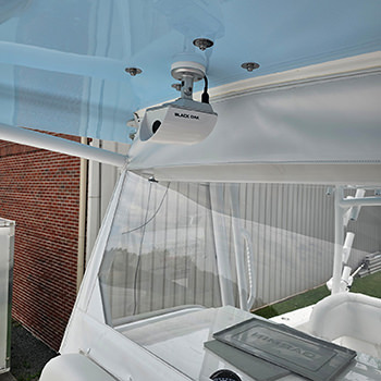 Camera installation photo by C&S Marine Electrical