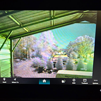 Camera installation photo by C&S Marine Electrical