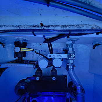 Livewell systems photo by C&S Marine Electrical