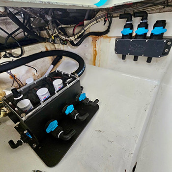 Livewell systems photo by C&S Marine Electrical
