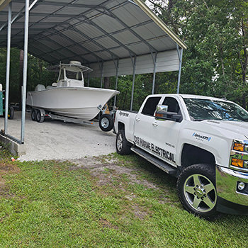 On site photo by C&S Marine Electrical