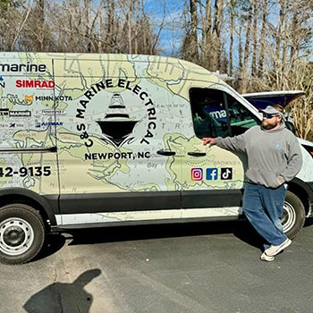 On site photo by C&S Marine Electrical