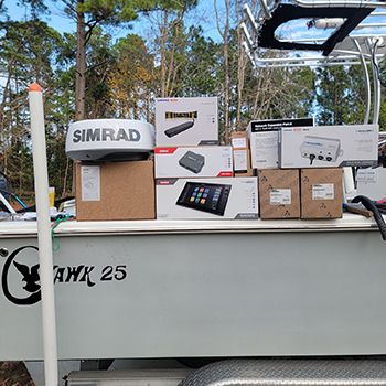 Simrad systems photo by C&S Marine Electrical