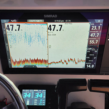 Simrad systems photo by C&S Marine Electrical