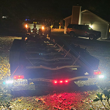 Trailer rewiring photo by C&S Marine Electrical